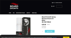 Desktop Screenshot of beardgrowthspray.com